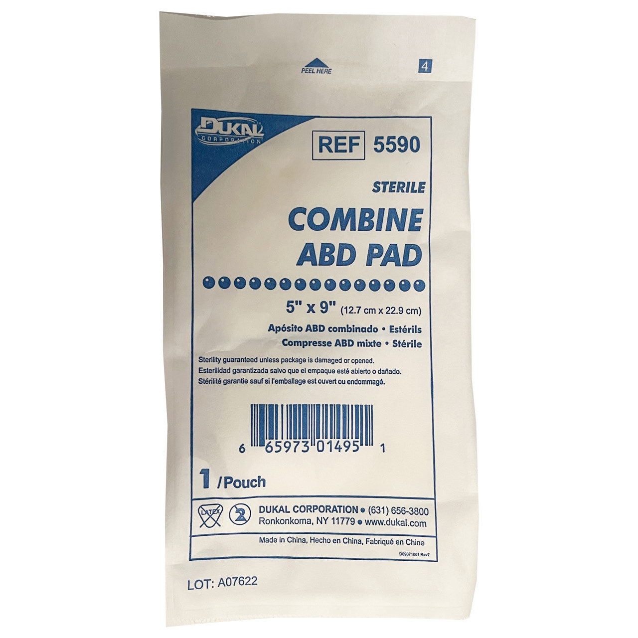 ABD Combine Pad, front of packaging