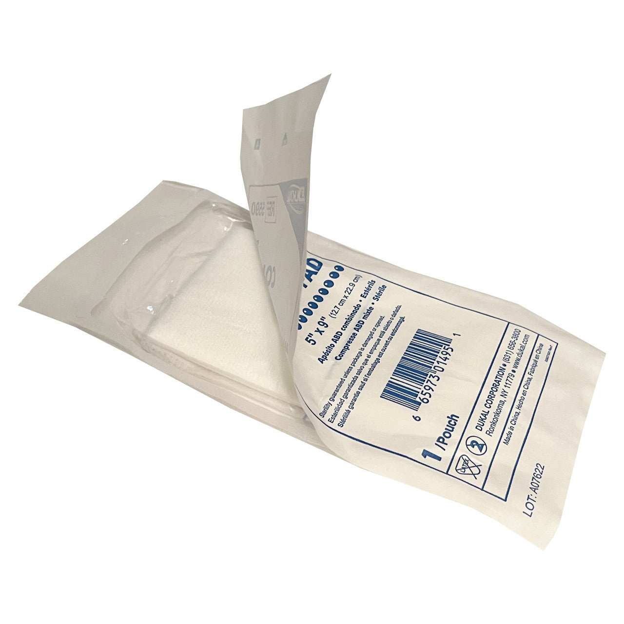ABD Combine Pad, partially opened