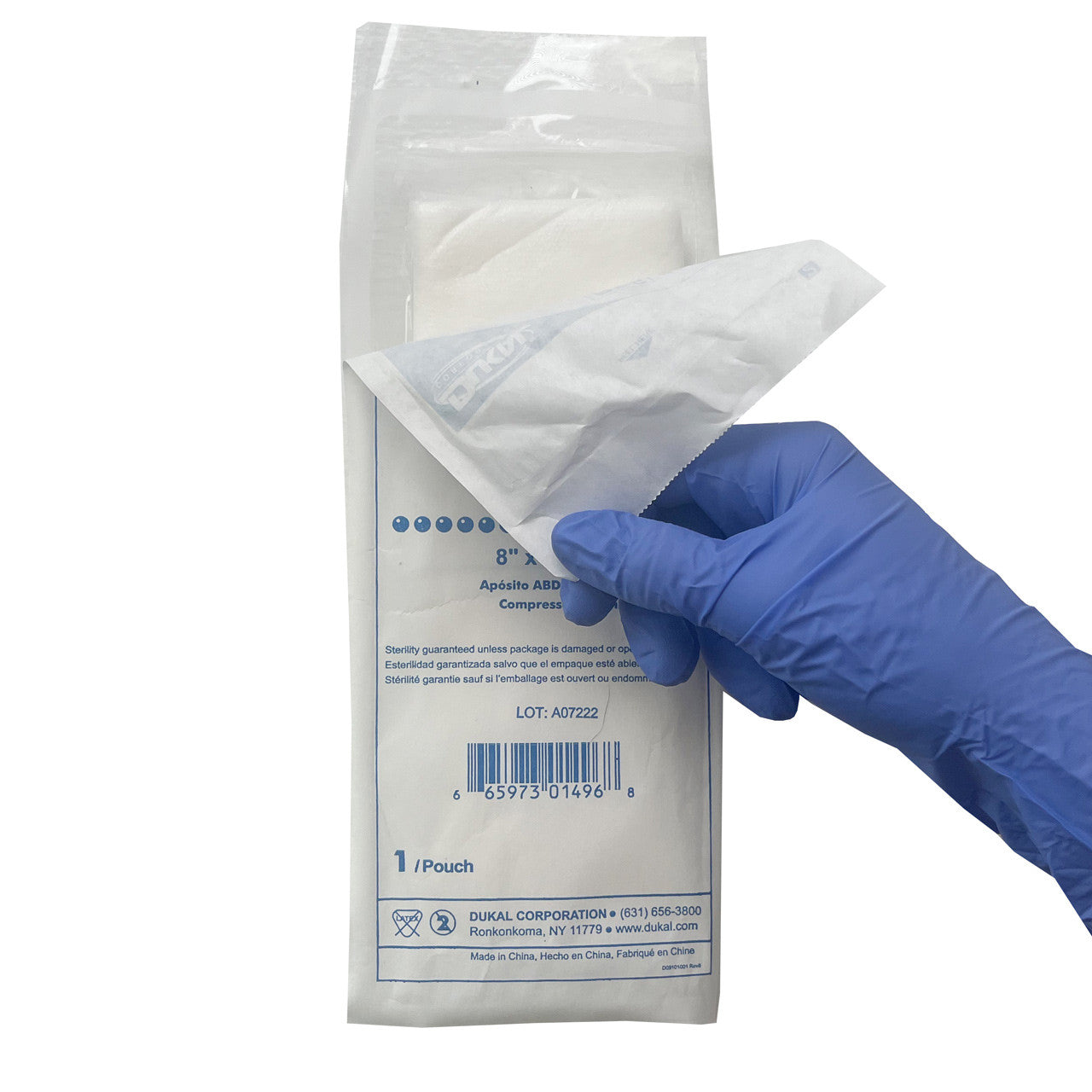 ABD Combine Pad, Sterile, 8" x 10" - Case of 320