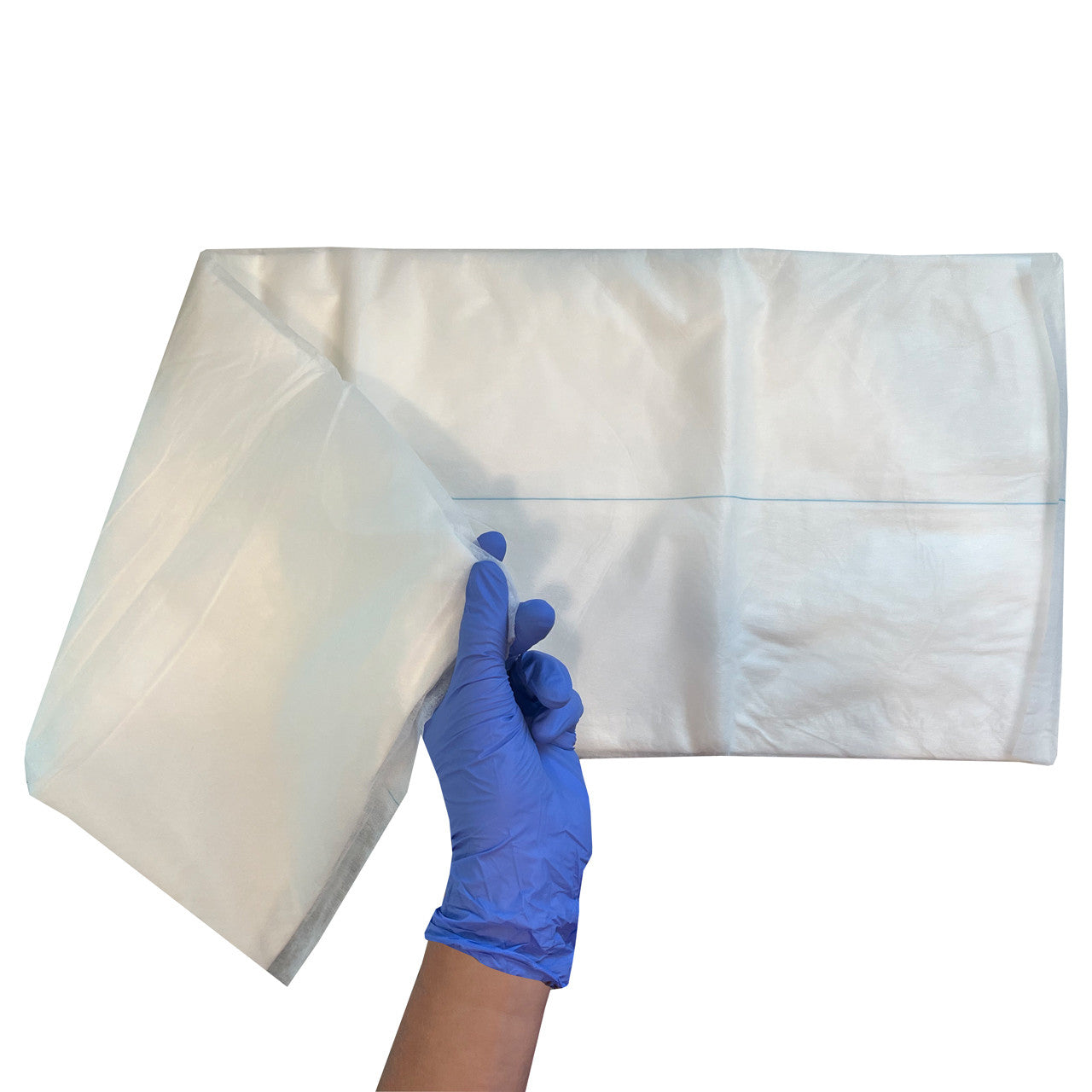 Trauma Dressing, being unfolded