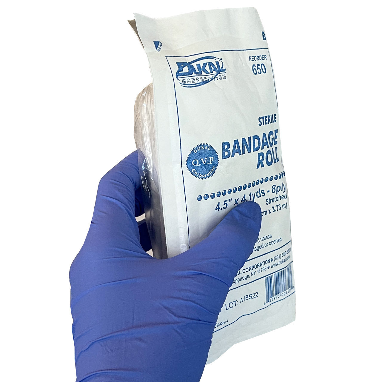 Fluff Bandage, in hand angled