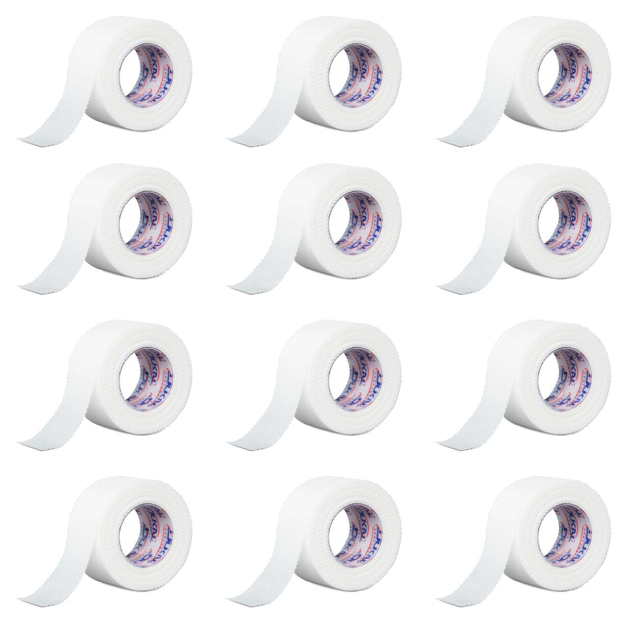 Adhesive cloth tape, 1" x 10yds, pack of 12