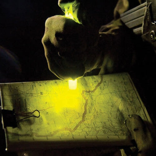 High Intensity Tactical Light, being used at night