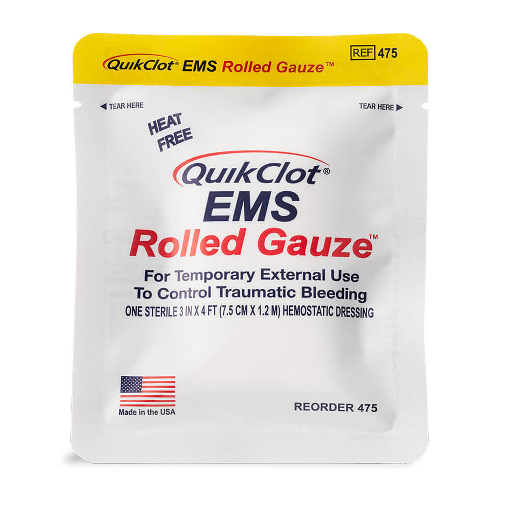 QuikClot® EMS Rolled Gauze 3" x 48"