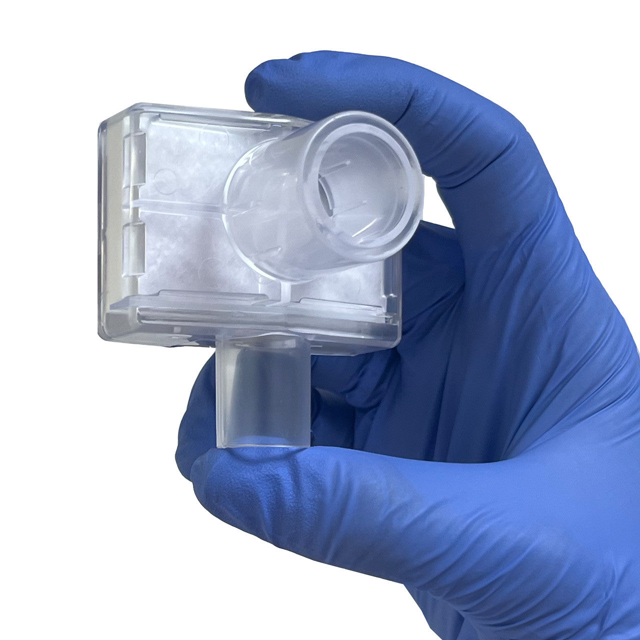 Adult Easy Cap II End Tidal CO2 Detector in hand