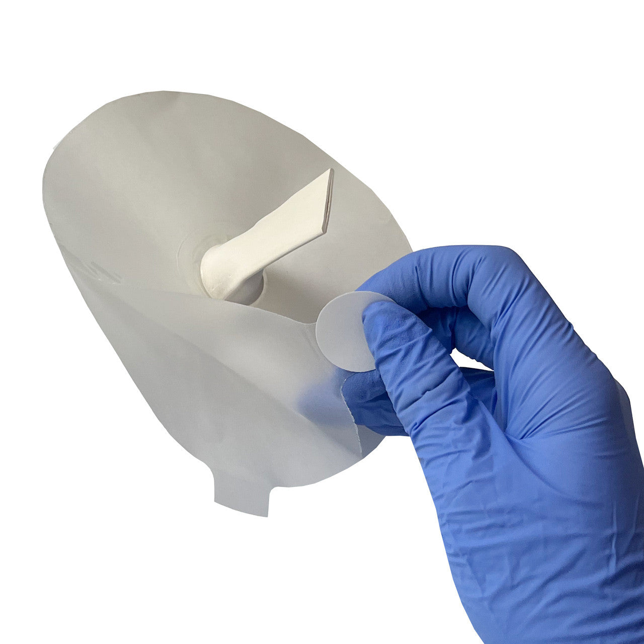 Asherman Chest Seal, being peeled