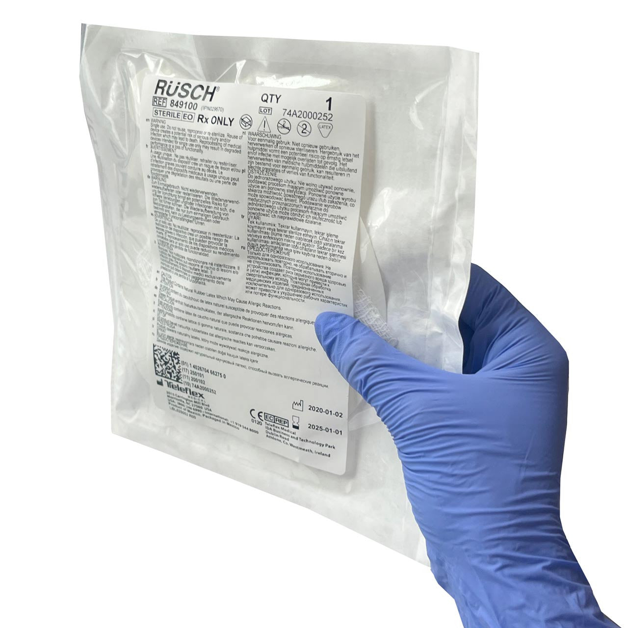 Asherman Chest Seal, packaged in hand