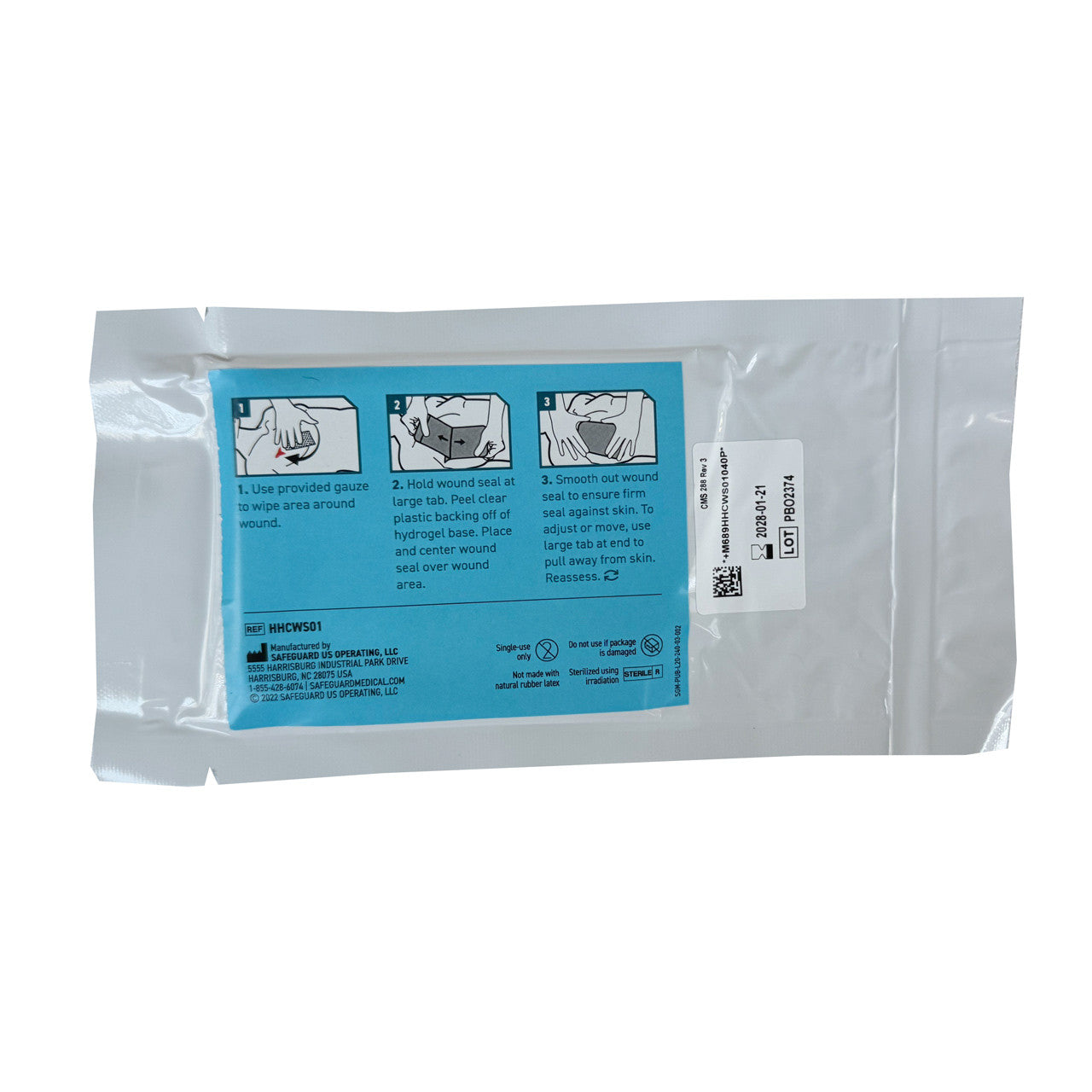Compact Wound Seal, packaged back