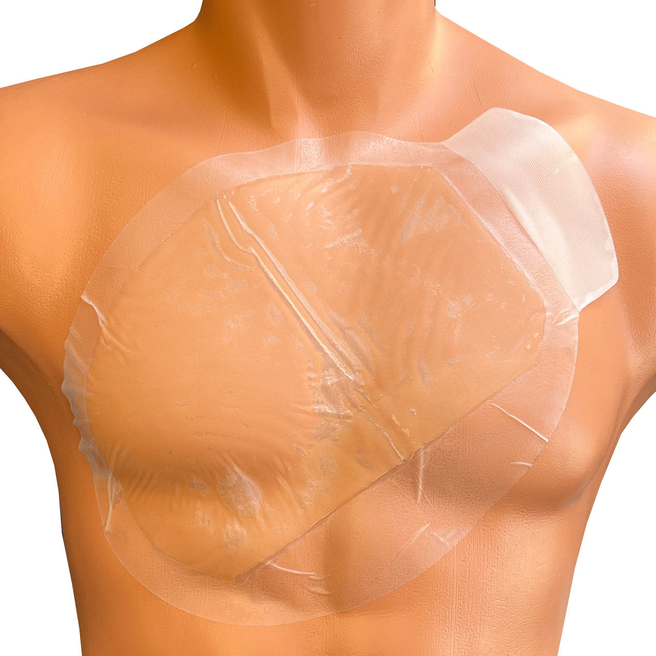 Halo XL Trauma Dressing, on training mannequin
