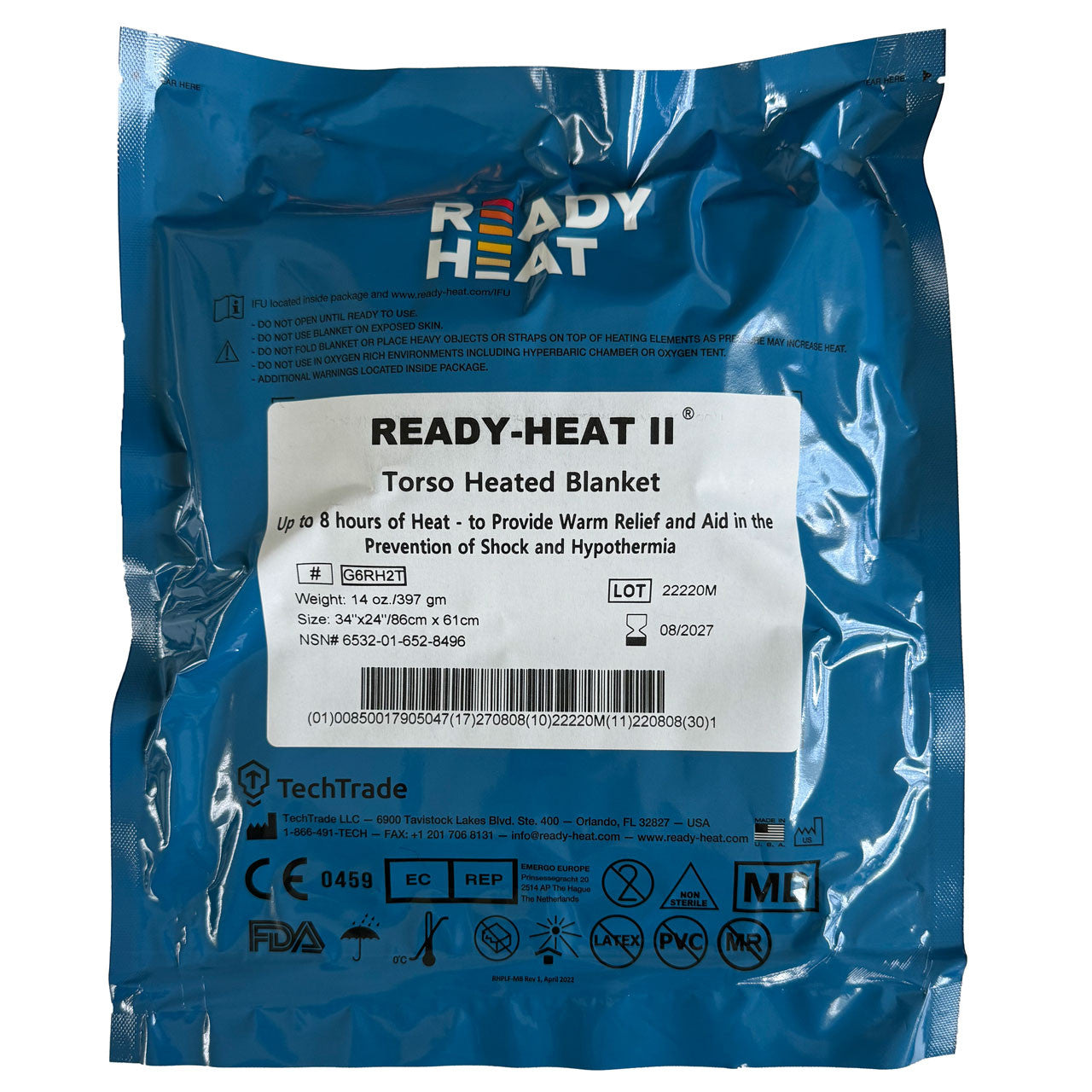 Ready-Heat II Torso Hypothermia Blanket – Rescue Essentials