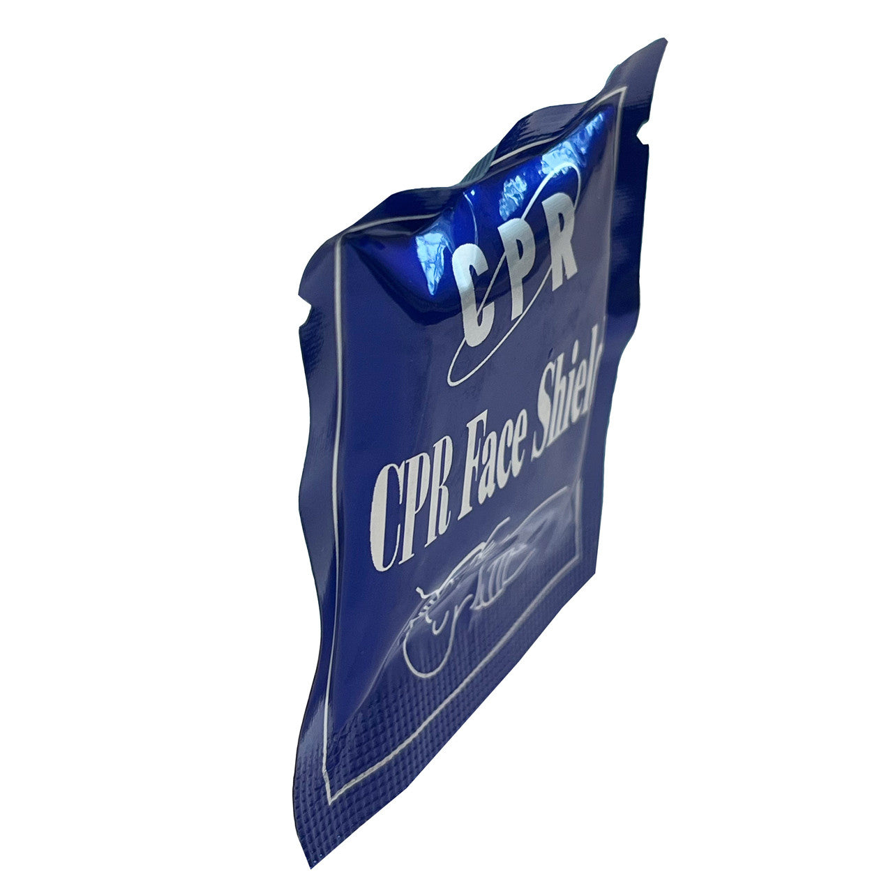 Adsafe CPR Face Shield, side of packaging