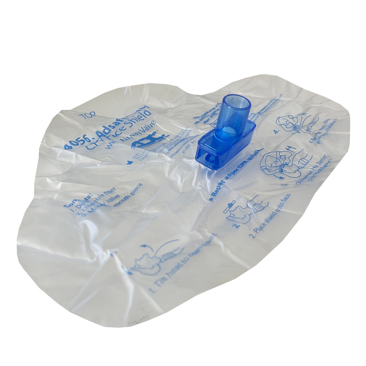 CPR Face Shield, unfolded