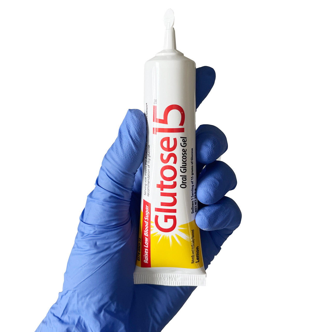 Glucose Gel, in hand