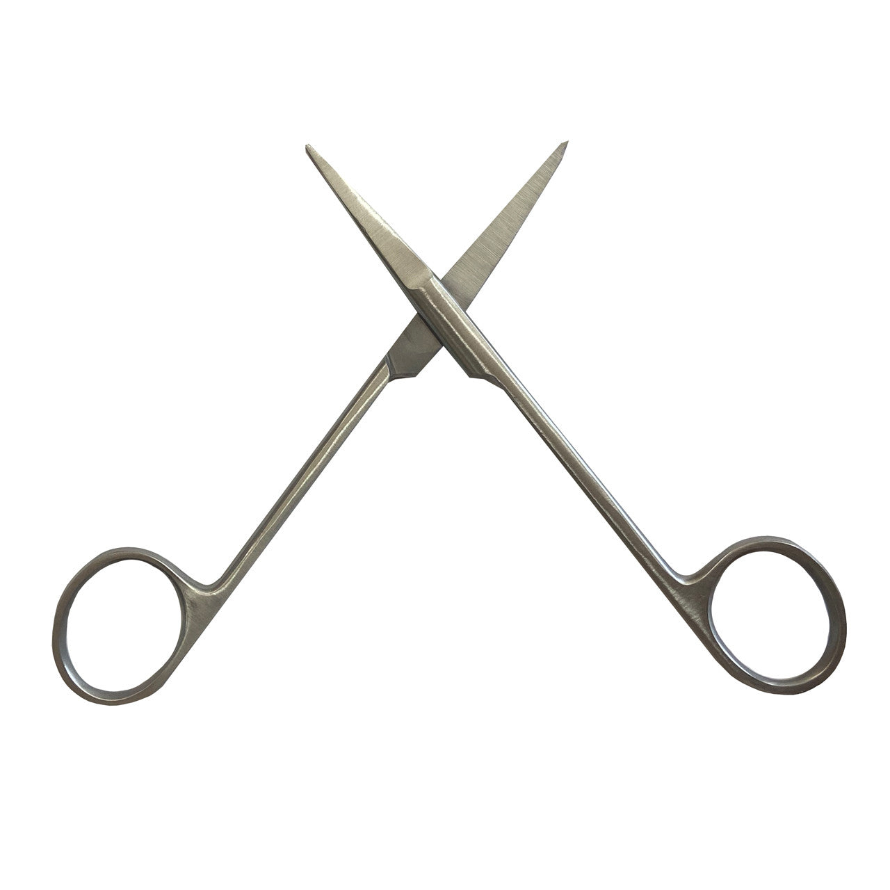 Ango 5" Iris Stainless Steel Scissors, Straight, open up