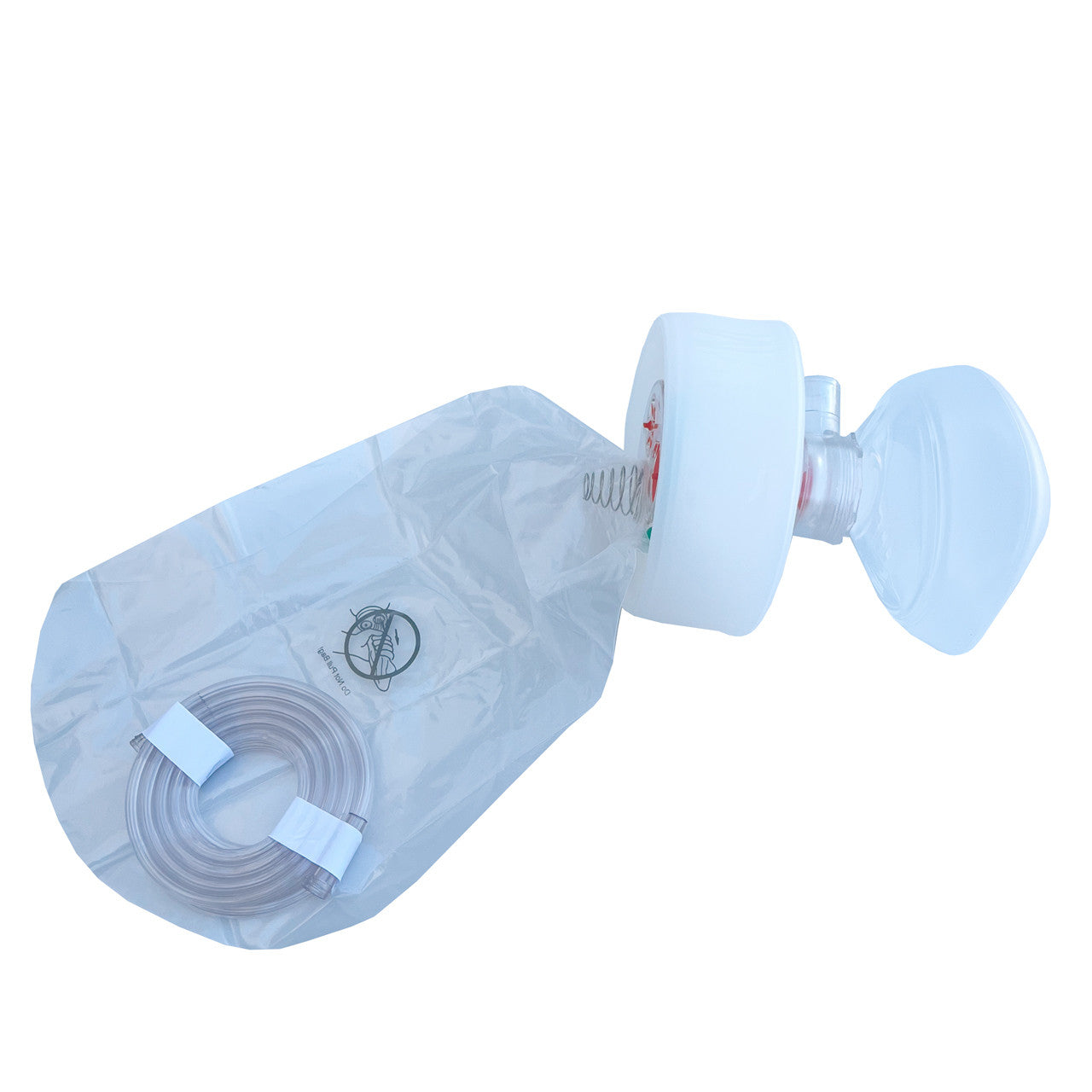 Cyclone Pocket BVM w/ O2 Tubing, side