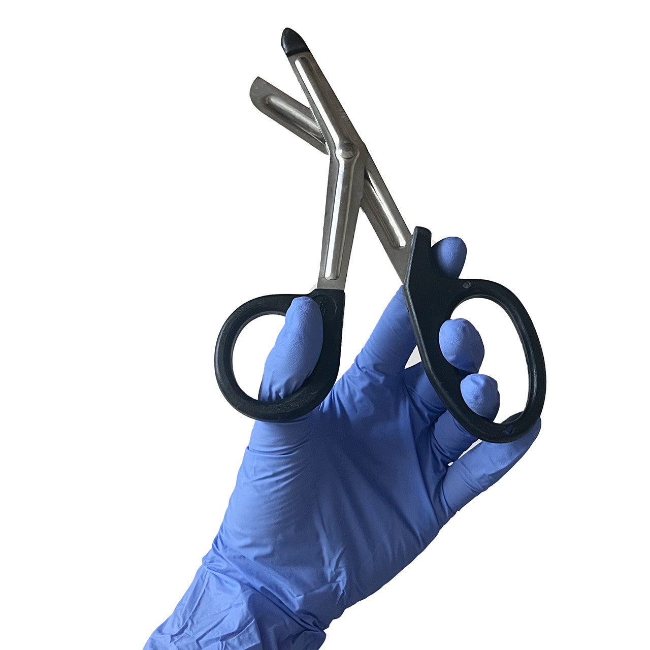 Left Handed 7.5" EMT Shears, Black - in hand