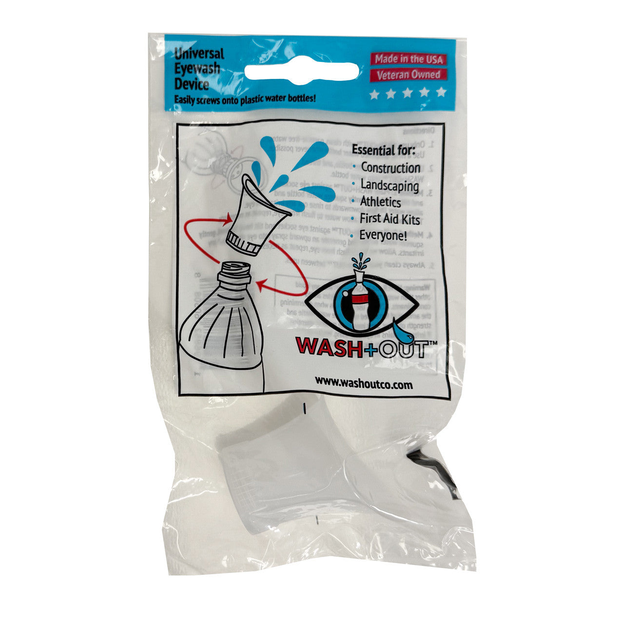 WASH+OUT Portable Eyewash Device