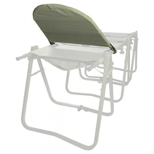NAR Collapsible Litter Talon Backrest, on litter