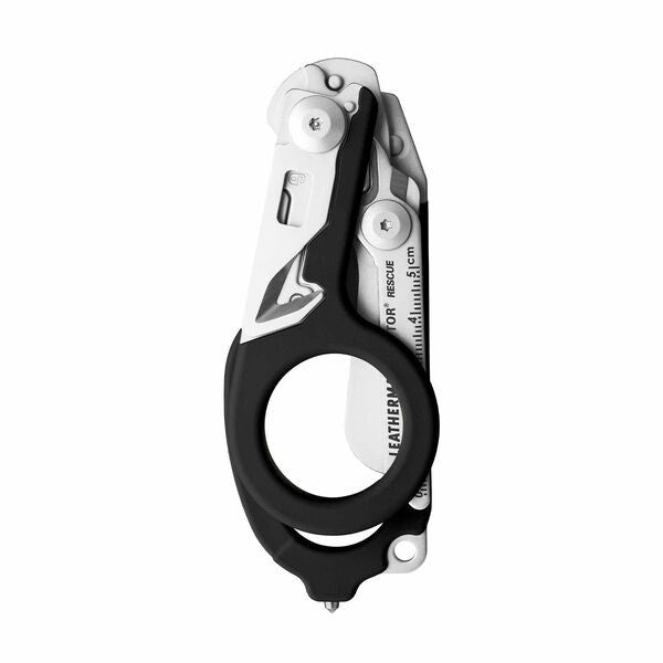 Leatherman RAPTOR Emergency Medical Tool with black handle folded up front