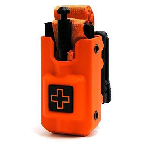 RIGID SOFTT-W Tourniquet Case, orange with orange cross. tourniquet not included