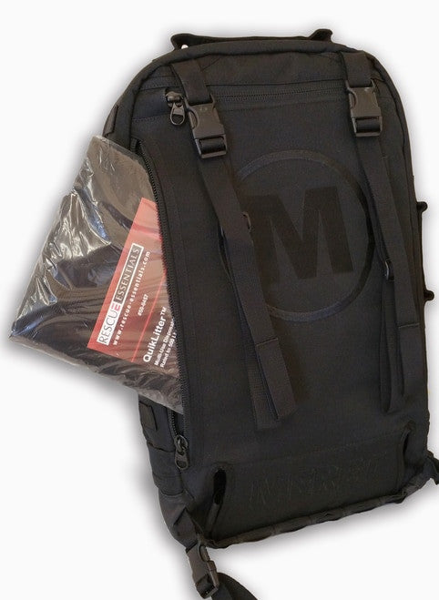 MERET Savior 7 Pro Combat Medical Pack in black Litter Storage. Litter not included.
