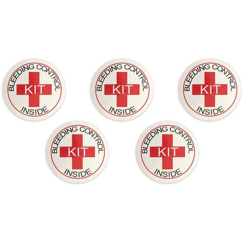Bleeding Control Designation Stickers, 5 pack