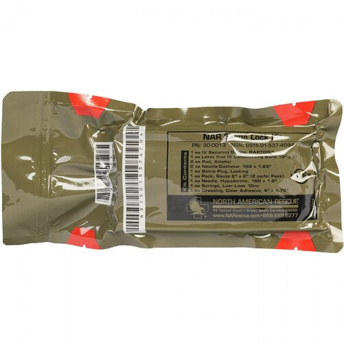 NAR Saline Lock Kit, packaged (front)