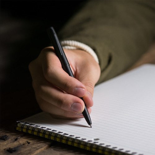 All Weather Pen, in use