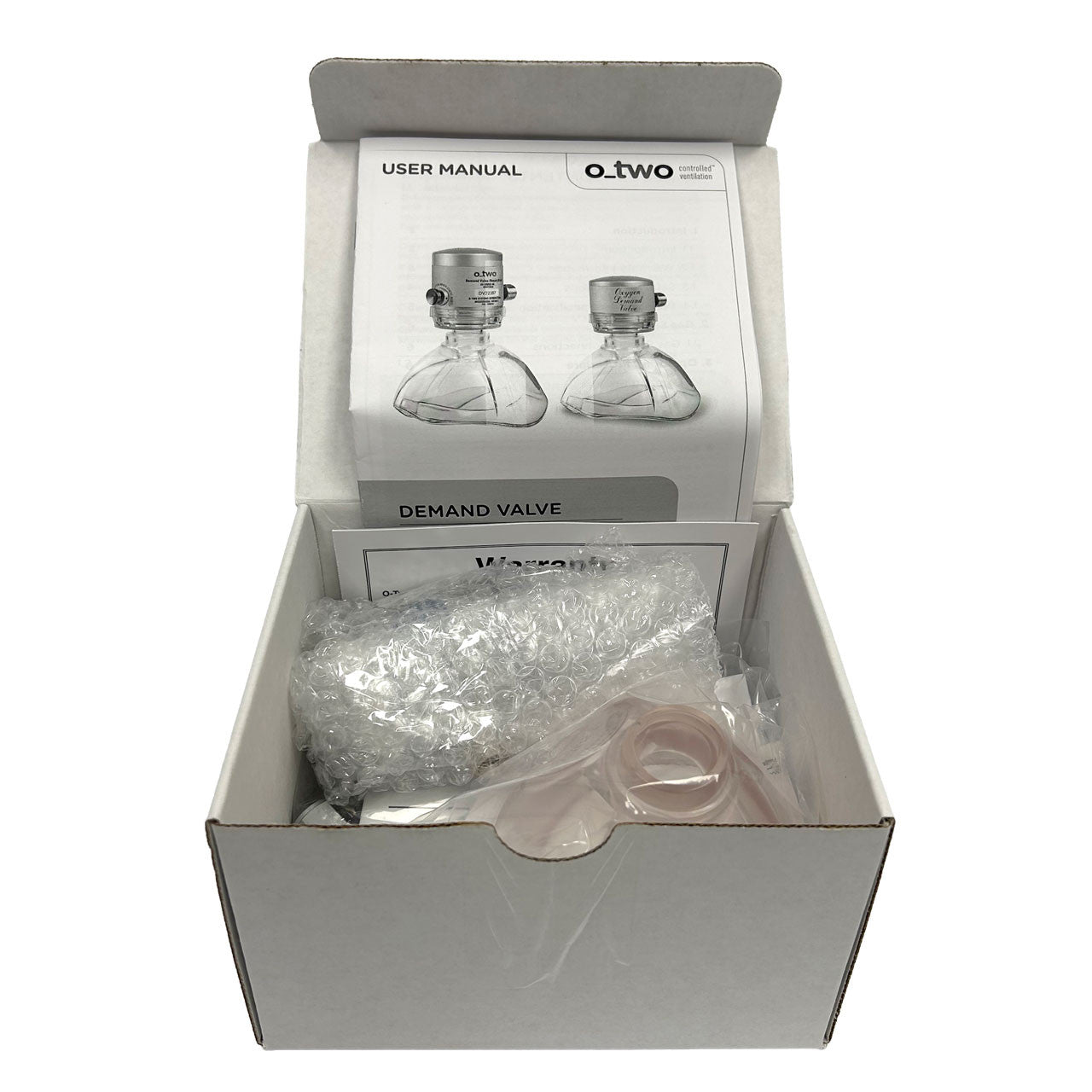 Demand Valve Resuscitator with 6 ft Supply Hose & Universal Face Mask
