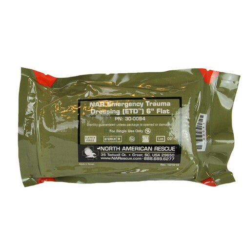 Emergency Trauma Dressing by North American Rescue NAR ETD packaging