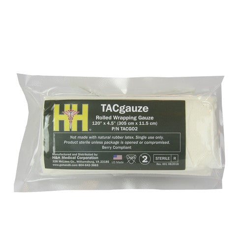 TACgauze, front of packaging