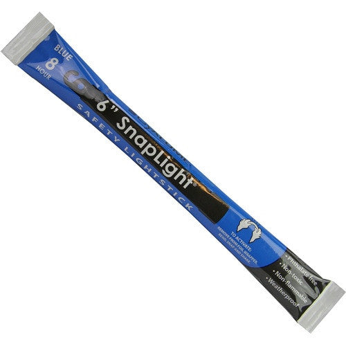 Cyalume 6" Light Sticks, blue in packaging