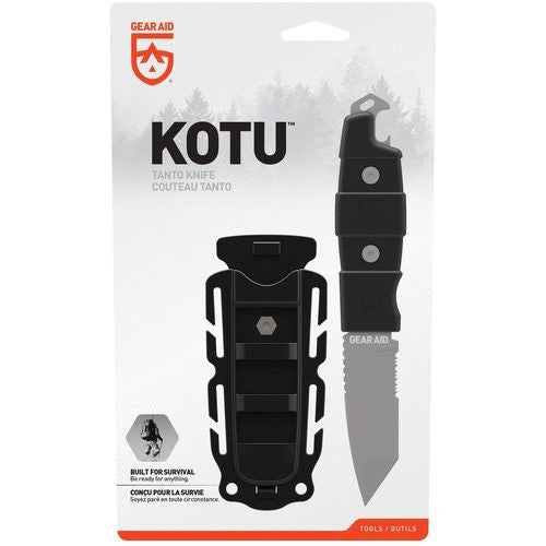 Kotu Tanto Knife, 3" Blade, Black