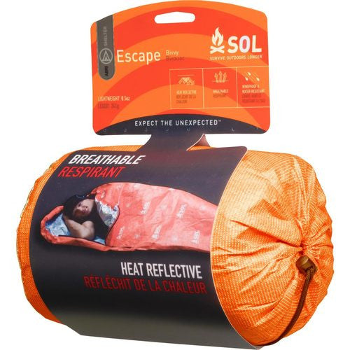 Escape Breathable Bivvy, front of packaging