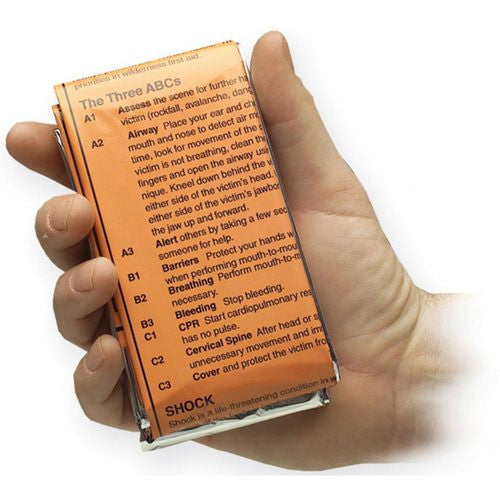 Heatsheets® Survival Blanket, folded in-hand