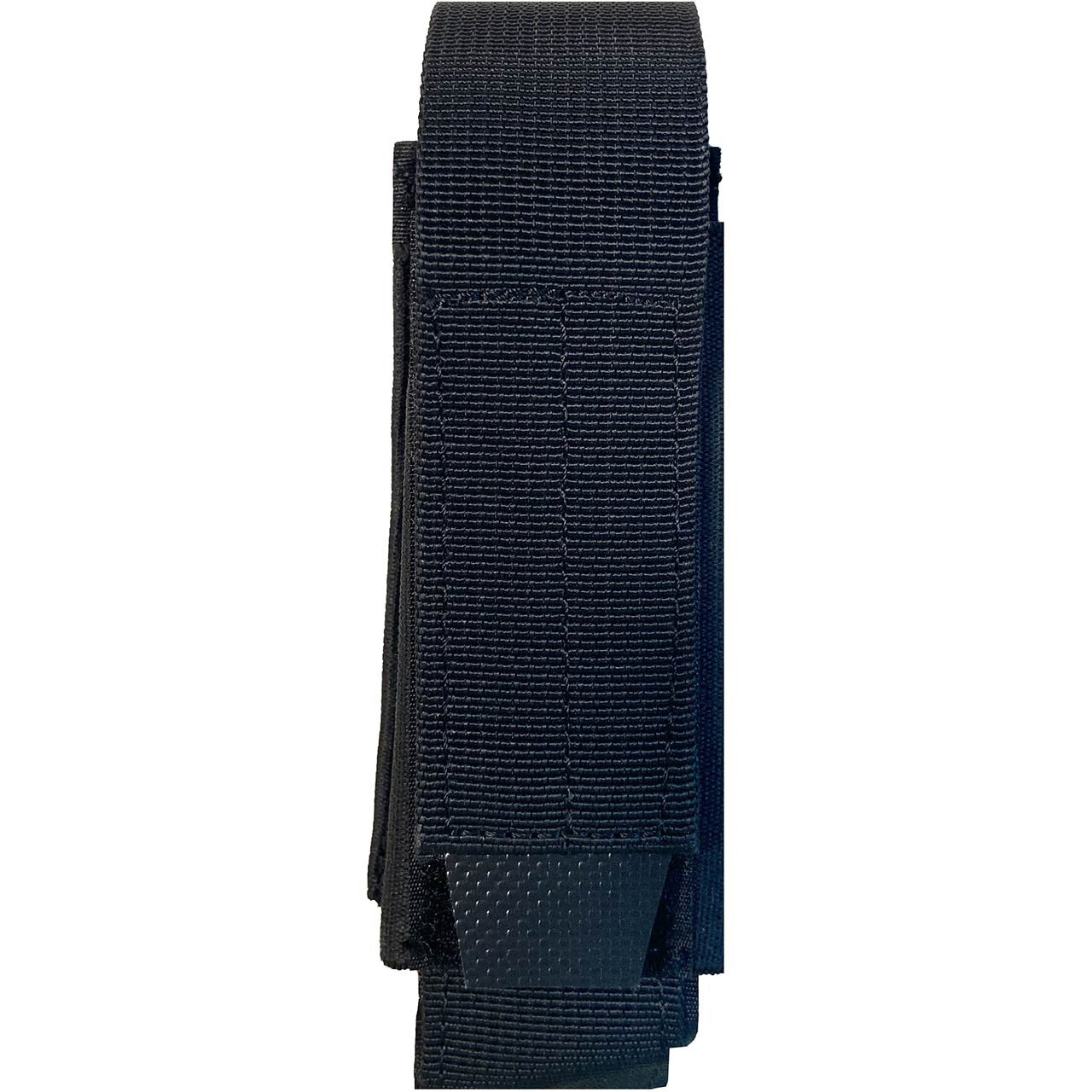 Universal Tourniquet Holder in black with black tab