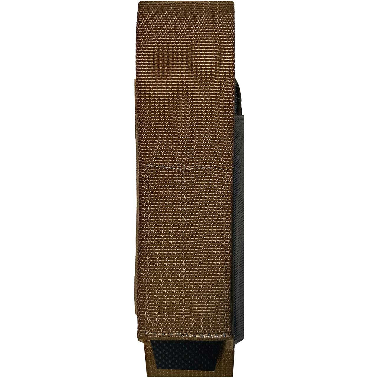 Universal Tourniquet Holder in coyote brown with black tab