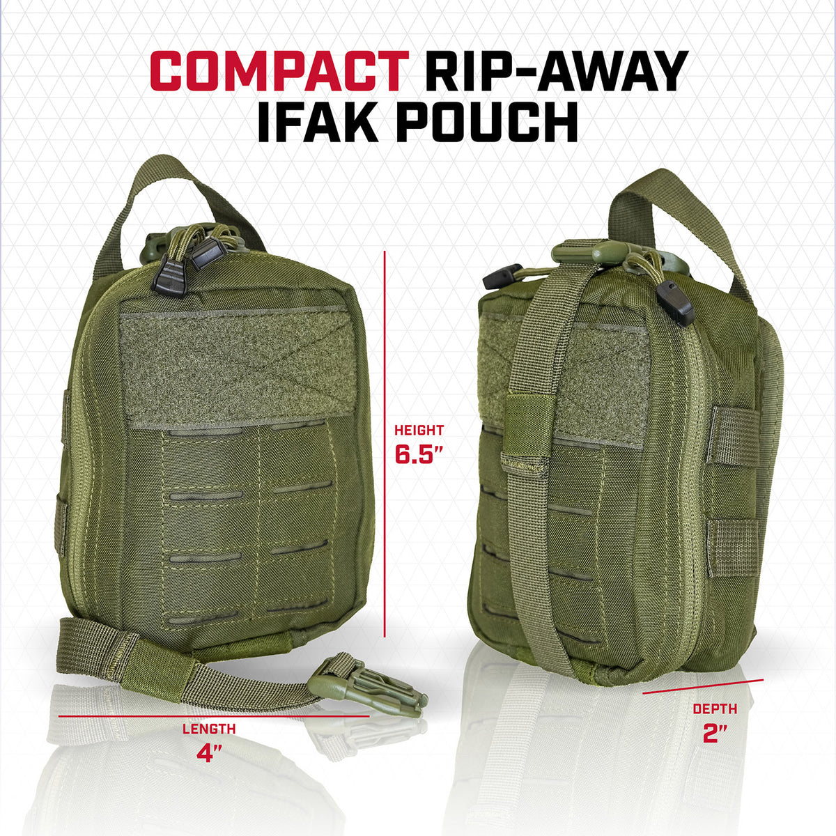 Rescue Essentials Compact Rip-Away IFAK Pouch, Gen 2