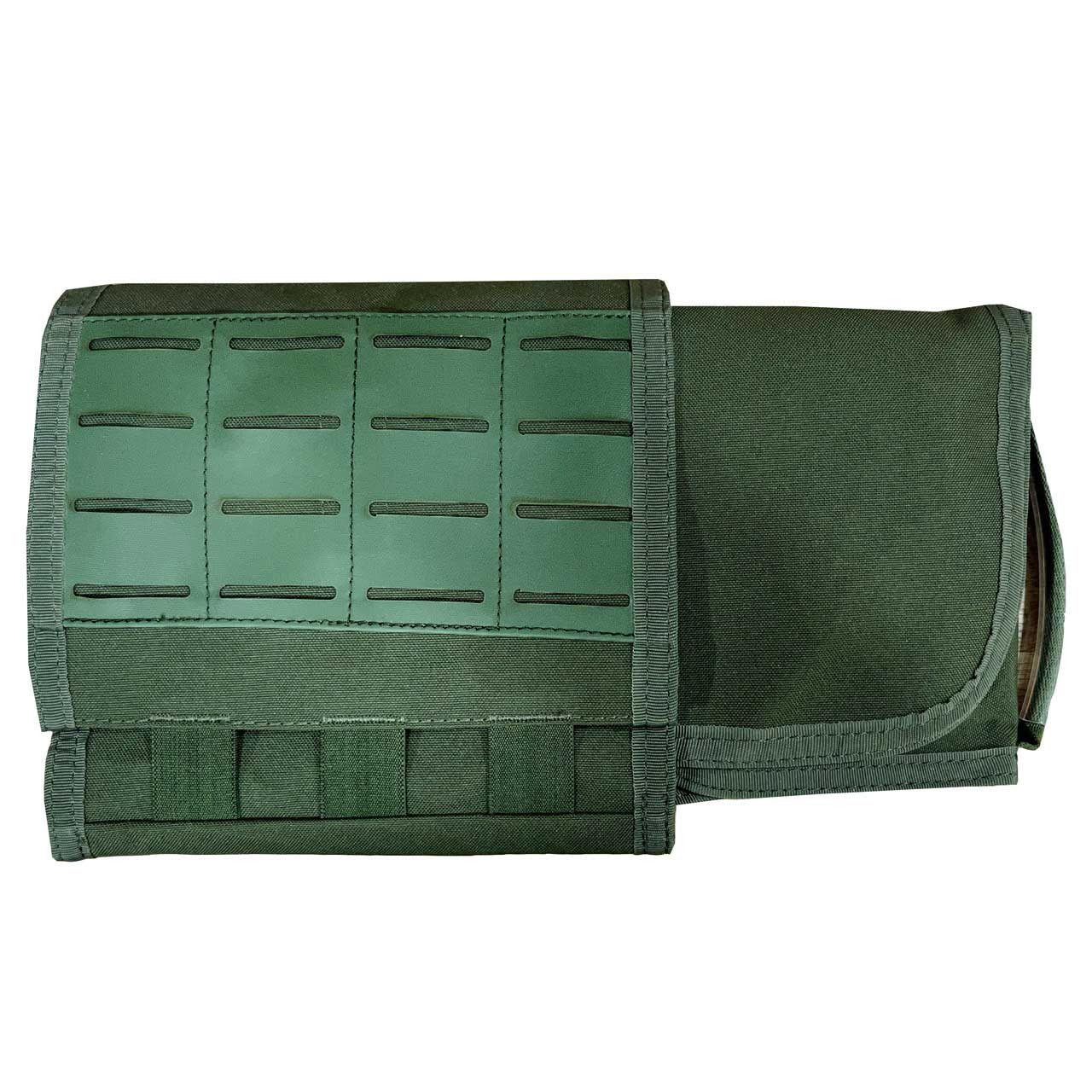 Green FLAT IFAK Pouch, Front and back