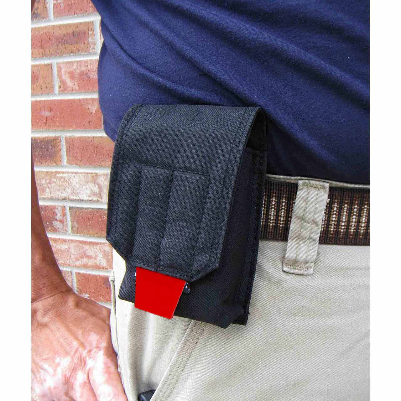 Rescue Essentials Sheath with Belt and MOLLE Option, on belt