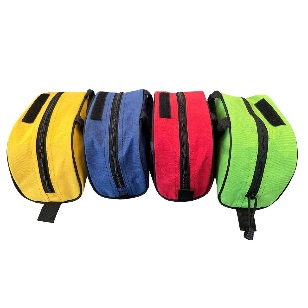 Color Coded Accessory/Organizer Bags side by side all colors