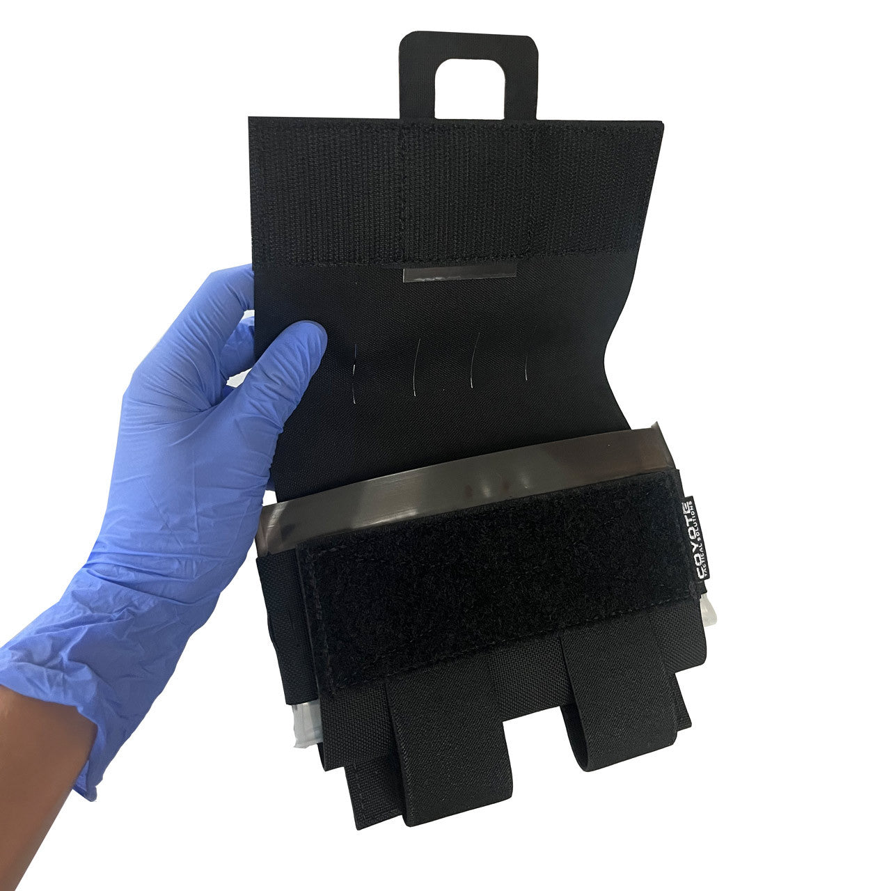 BURRITO Mini Medical Pouch- black, Open in hand