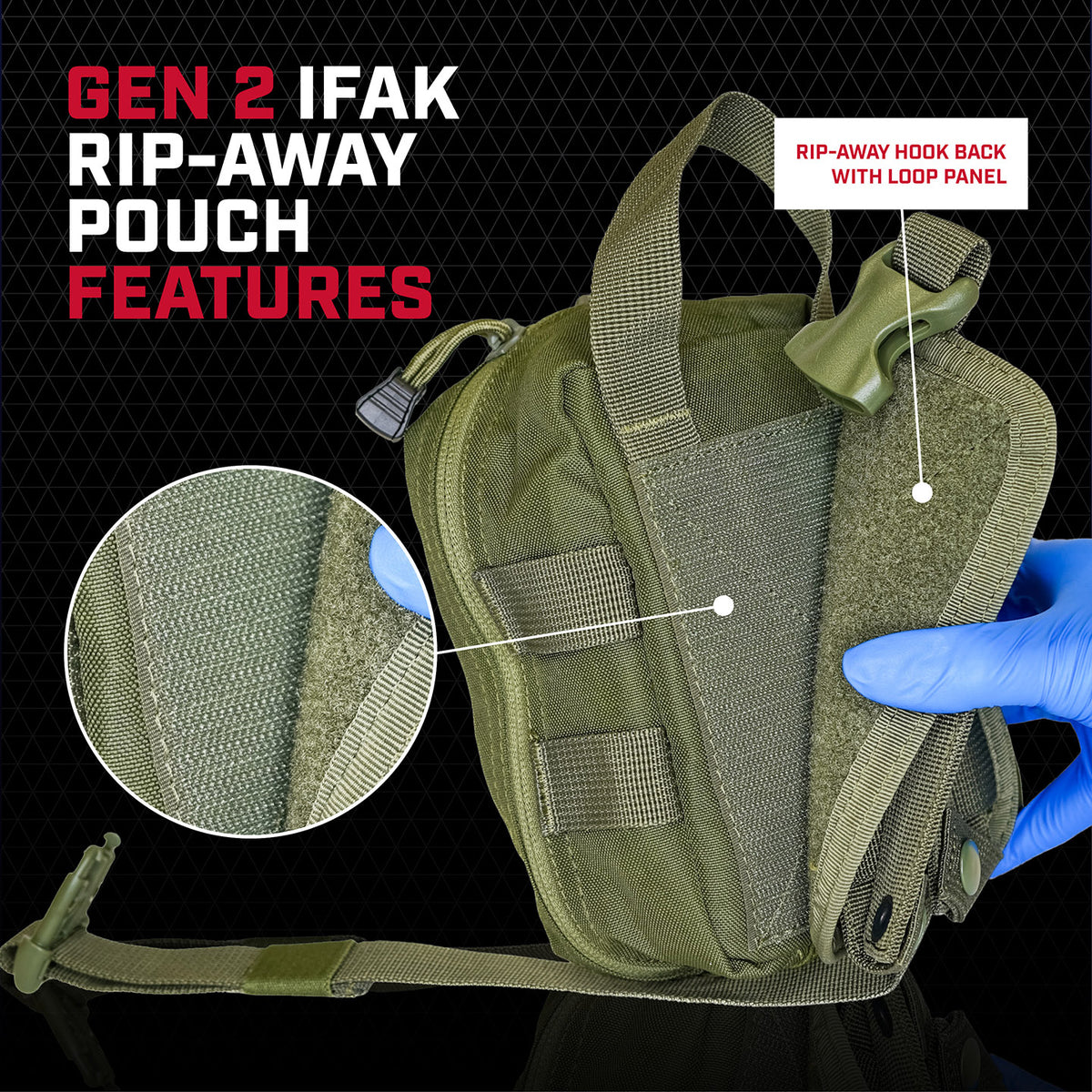 Rescue Essentials Rip-Away IFAK Pouch, Gen 2