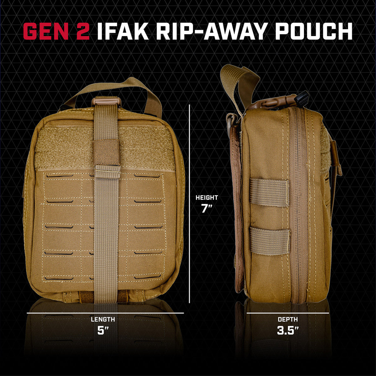 Rescue Essentials Rip-Away IFAK Pouch, Gen 2