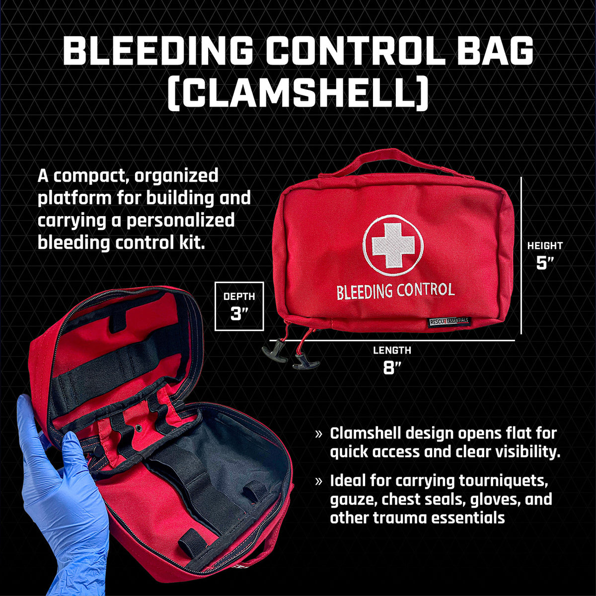 Bleeding Control Bag (Clamshell)