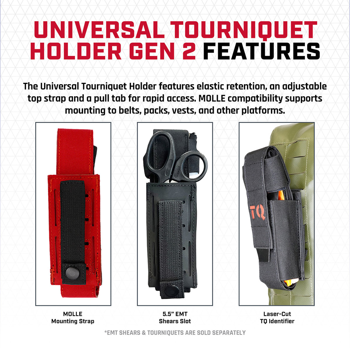 Universal Tourniquet Holder Gen2
