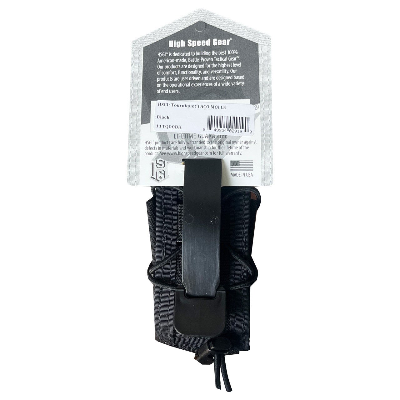 Tourniquet TACO®, Black- In packaging back