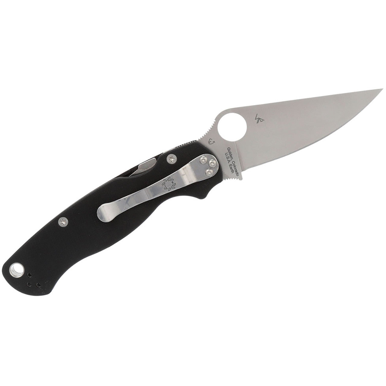 Spyderco Para Military 2 G-10 Knife, back