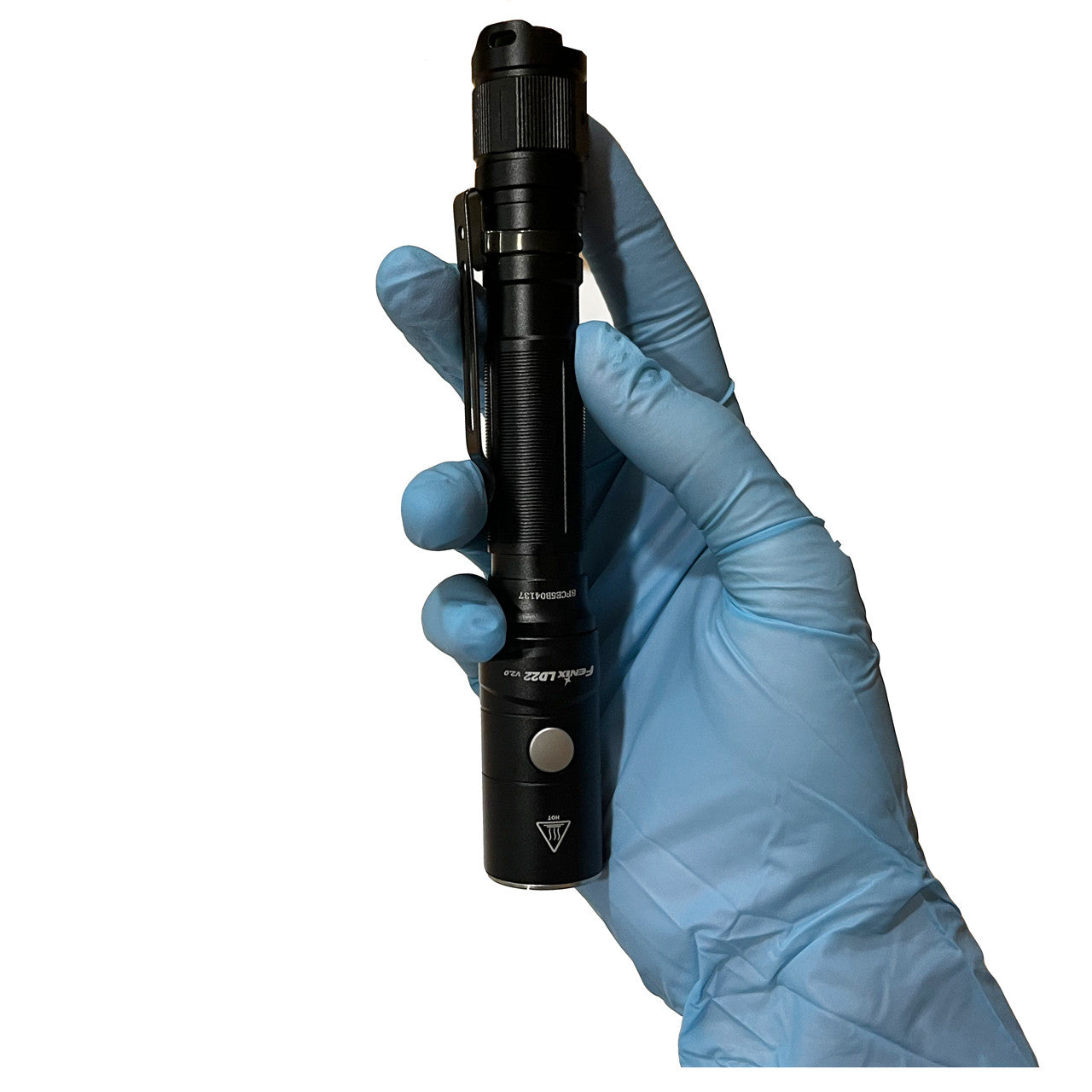 Fenix LD22 V2.0 Flashlight in hand