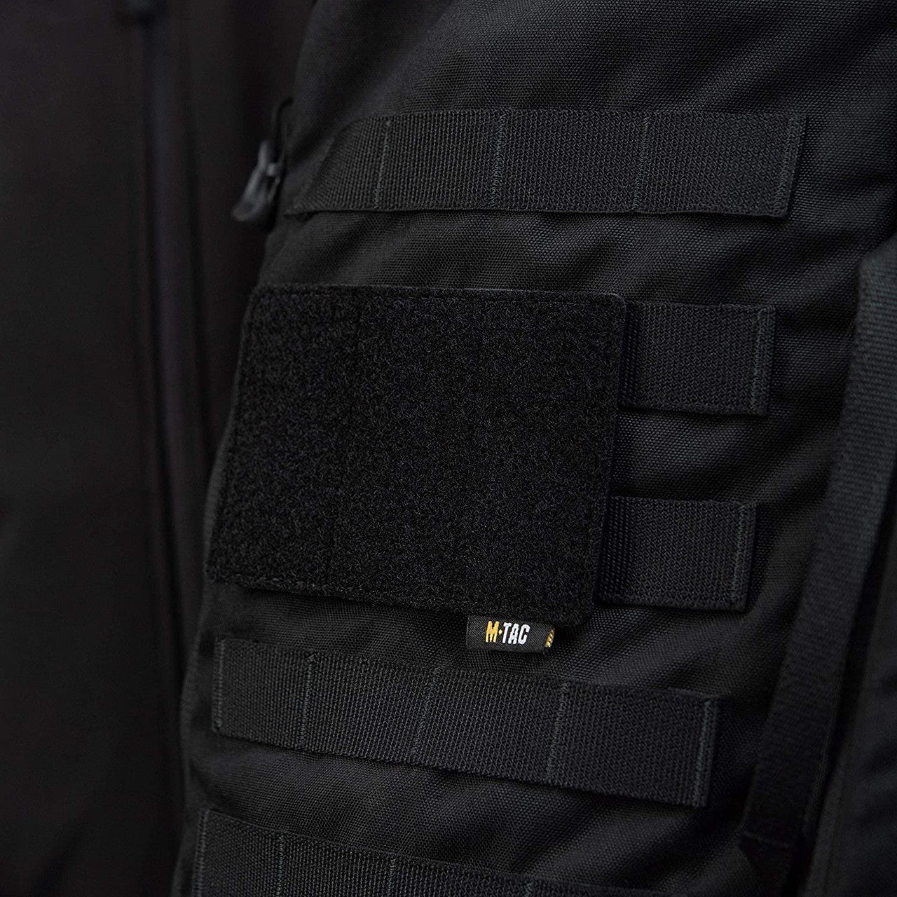MOLLE Morale Patch Panel, On bag